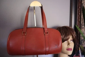 Vintage LOUIS VUITTON Kenya Brown EPI Soufflot Handbag - Picture 1 of 18
