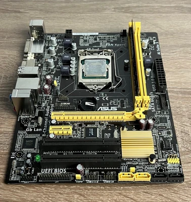 ASUS H81M2 Mainboard mit Intel Core i5-4670 1x4GB DDR3 - Bild 1 von 3