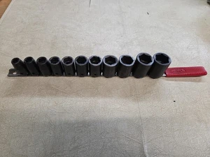 Snap On 1/2” Drive Shallow Socket Set, Sae, 6pt - Bild 1 von 8