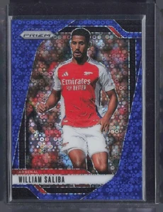 2024 Panini Prizm Disco Blue #20 William Saliba 18/99 - Picture 1 of 2