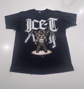 Vintage 1992 Ice T Original Gangster Album Promo Tee Rap Mens Size Large - Picture 1 of 6