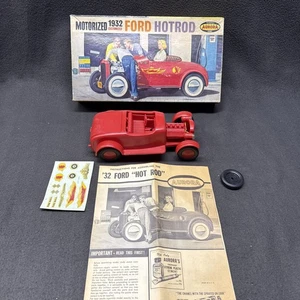 Aurora 1932 Ford Hot Rod Motorized Model 1/12 Original 1960 Issue Customized - Picture 1 of 22