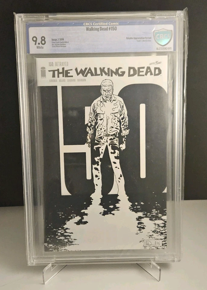 Walking Dead #150 CBCS 9.8 Retailer Appreciation Sketch Variant - Image 1 of 1