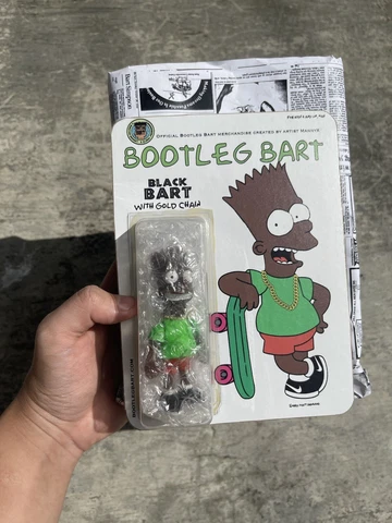 Bootleg Bart (Black Bart) Toys Action Figure Rare ! Cover