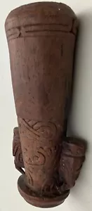 PNG Old Carved Wood Mortar - Picture 1 of 4