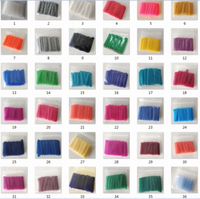 5 Bag Dental Orthodontic Ligature Ties Elastic Rubber Bands 35 Colors 1008 Pcs - Image 1 of 4
