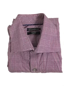 Kenneth Cole New York Purple Mens Non Iron Slim Fit Dress Shirt Sz 15 (32-33) - Picture 1 of 7
