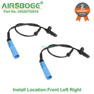 2X Front Left Right ABS Wheel Speed Sensor For BMW X5 2000-2003 34526752016 - Picture 1 of 6