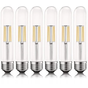Luxrite Edison T9 LED Tube Light Bulb 5W=60W 3000K 550 Lumens Dimmable E26 6PK - Picture 1 of 7