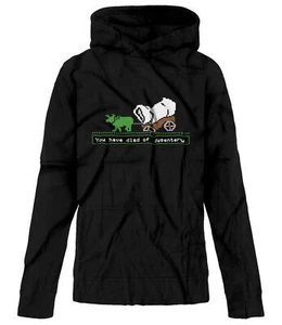 BSW Youth Oregon Trails You Have Died of Dysentery Pixel Hoodie - Picture 1 of 7