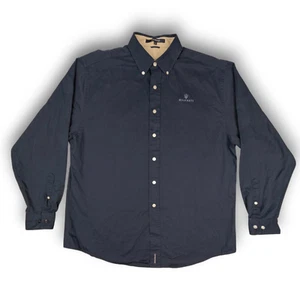 Men's Maserati Button Down Long Sleeve Shirt Size XL Embroidery Cars Sports - Picture 1 of 6