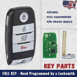 95440-B2AC0 Smart Key for Kia Soul 2017 2018 Proximity Remote Fob CQOFN00100 - Picture 1 of 5