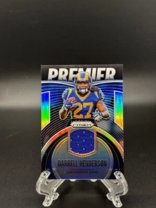 2019 Panini Prizm Premier Jersey Rookie Darrell Henderson Silver Prizm RC Rams - Bild 1 von 2
