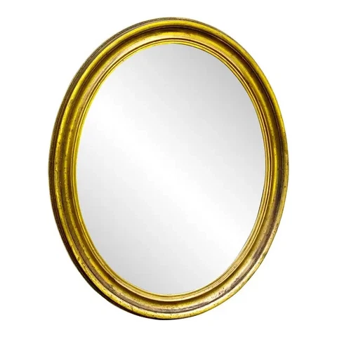 Oval Wall Mirror Vintage Cover