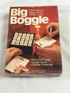 BIG BOGGLE 1979 Parker Brothers Hidden Word Game COMPLETE - Picture 1 of 7