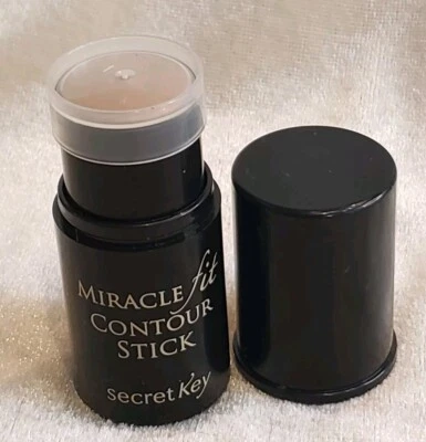 SECRET KEY Miracle Fit Barra de Contorno Corea Color Beige Medio 6.5 OZ NUEVO Raro Foto 1 de 3