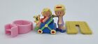 Polly Pocket pram and  Baby ring 100% complete  1990 By Bluebird toys 