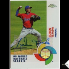 2009 Topps Chrome World Baseball Classic Refractors /500 Ruben Tejada Auto 