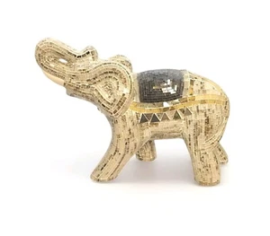 RAR große JOBI Brasilien Mosaik Glasfliese Elefant Glück Skulptur Deko Boho - Bild 1 von 12