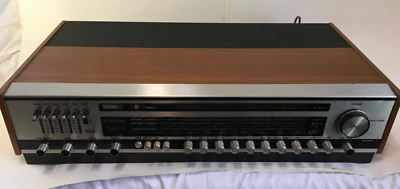 Grundig RTV600 Receptor Estéreo Vintage RTV 600 Alemania Madera Plata 1969 Foto 1 de 4