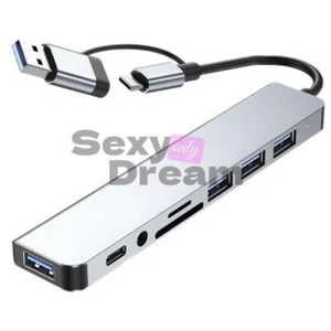 Adaptador de puerto USB multipuerto Hub USB Adaptador USB 3.0/2.0 múltiple para computadora portátil - Imagen 1 de 12