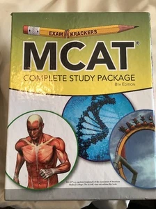 8th Edition Examkrackers MCAT Complete Study Package! VGC! L35 - Picture 1 of 4
