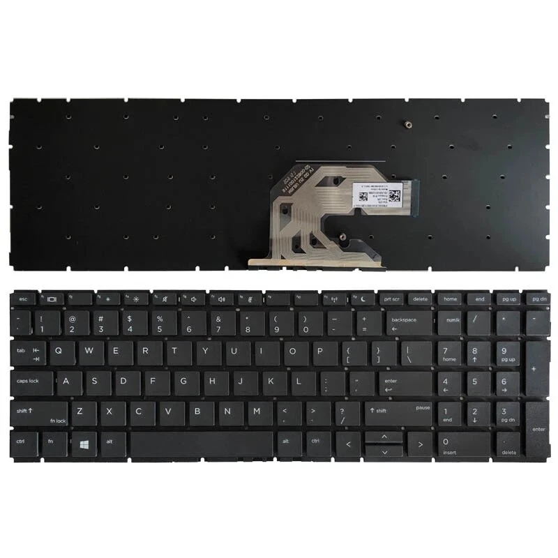 Nuevo teclado para portátil HP ProBook 450 G6 G7 455 G6 G7 455R G6 G7 diseño de EE. UU. Foto 1 de 1