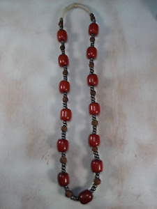 African Necklace (122.8g) Bakelite Bead Berber Style