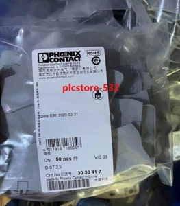 50pcs New Phoenix D-ST 2,5 3030417 Contact End plate - Picture 1 of 1