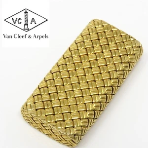 NYJEWEL Van Cleef & Arpels VCA 18k Yellow Gold Pill Box - Picture 1 of 4