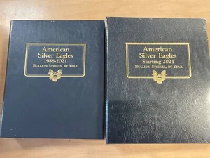 Whitman US American Silver Eagle Coin Albums 1986 - 2038 #3395 & #4898 SEALED - Imagen 1 de 5
