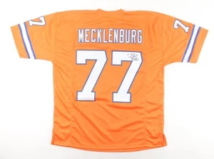 Camiseta deportiva personalizada estilo profesional autografiada por Karl Mecklenburg Denver Broncos JSA - Imagen 1 de 3