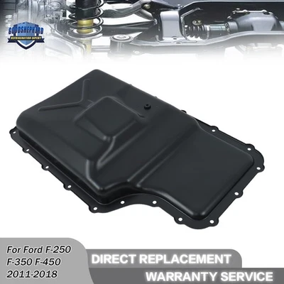 Cacerola de aceite de transmisión con tapón de drenaje para Ford F-250 F-350 F-450 Super Duty 11-2018 Foto 1 de 4