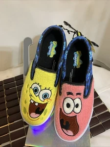 Bob Esponja Pantalones Cuadrados Patrick Tenis Sin Cordones Zapatos Nuevos con Etiquetas Hombres’s 6 Mujeres’s 7.5 - Imagen 1 de 5