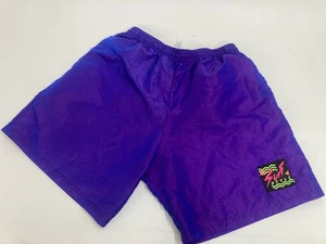 Corto de natación iridiscente estilo surf de colección púrpura talla grande para hombre - Imagen 1 de 5