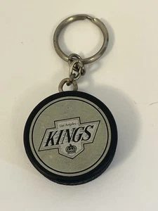 Vintage 1988 Los Angeles Kings NHL Mini Puck Keychain Promo Giveaway Souvenir - Picture 1 of 2