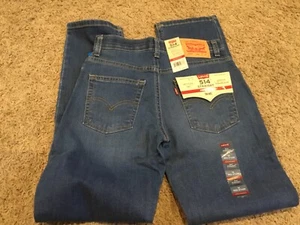Levis 514 Jeans Boys Size 14R 27x29 Regular Fit Flex Stretch NWT Eco Performance - Picture 1 of 4
