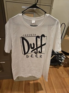 Duff Beer Beverage Shirt M T-Shirt Simpsons New - Picture 1 of 4