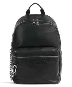 Mens backpack Philipp plein Sport austin faux leather black laptop rucksack bag - Picture 1 of 4