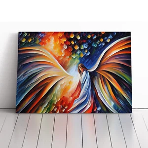 Sensational Angel Abstract Canvas Wall Art Print Framed Picture Dining Room - Foto 1 di 5