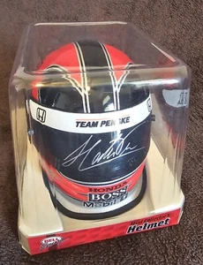 4x Indy 500 Champion Helio Castroneves SIGNED  1/2 Scale Mini Helmet - Picture 1 of 6
