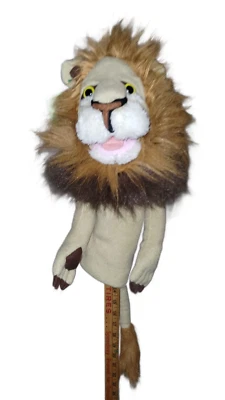Juguete de peluche Melissa & Doug Lion marioneta de mano para niños retirados Rory 27" de largo #2568 Foto 1 de 4