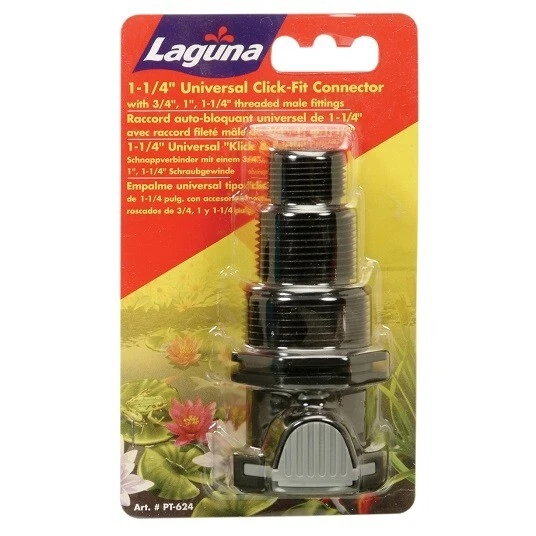 LAGUNA 1 1/4” CLICK-FIT - UNIVERSAL -3/4 pulgadas, 1 pulgada Y 1 1/4 pulgadas AJUSTE MACHO ROSCADO Foto 1 de 1