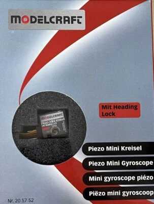 Modelcraft Piezo-Mini-Kreisel mit Heading-Lock GR201 - Gyroskope - 205752 - Bild 1 von 3