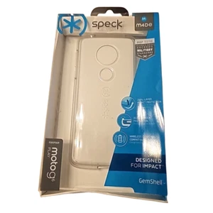 Speck GemShell Hybrid Case for Motorola Moto G6 Play XT1922 Clear Transparent - Picture 1 of 10