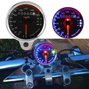 Velocímetro retroiluminado LED para motocicleta Honda Shadow VT VT1100 VT750 VT600 KM/H - Imagen 1 de 11