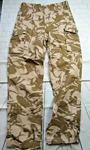 Vintage British Army Desert camouflage Windproof trousers 90/88/104 - Picture 1 of 5