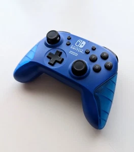 Officialy Licensed Nintendo Switch HORI Controller Horipad Blue USB-C UK Seller - Picture 1 of 4