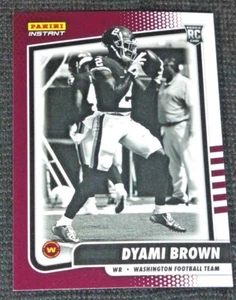2021 Panini Instant Black & White Rookie RC~Dyami Brown BW24 Washington Rookie - Picture 1 of 1