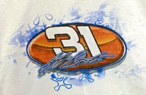 Jeff Burton T Shirt 31 Nascar Chase Long Sleeve Mens XL Double Sided RCR Cotton - Imagen 1 de 10